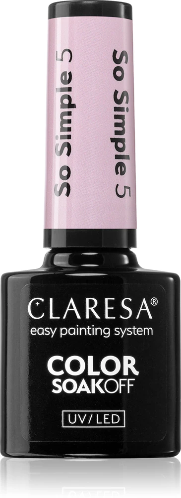 Claresa SoakOff UV/LED Color So Simple Gel Nail Polish Farbton 5 g
