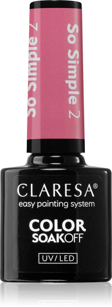 Claresa SoakOff UV/LED Color So Simple Gel Nail Polish Farbton 2 5 g