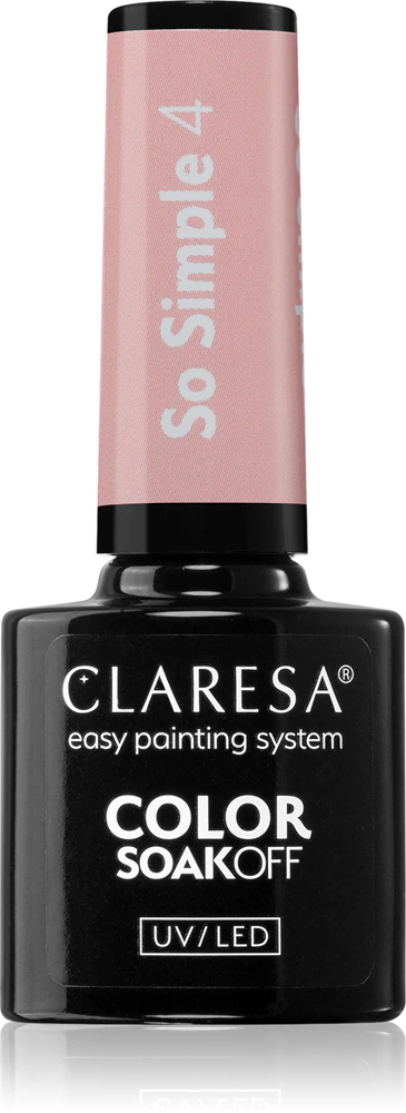 Claresa SoakOff UV/LED Color So Simple Gel Nail Polish Farbton 4 5 g