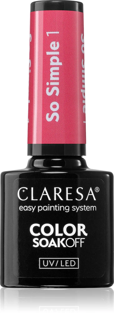 Claresa SoakOff UV/LED Color So Simple Gel Nail Polish Farbton 1 5 g
