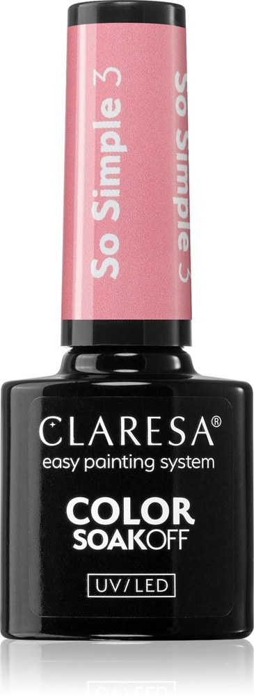 Claresa SoakOff UV/LED Color So Simple Gel Nail Polish