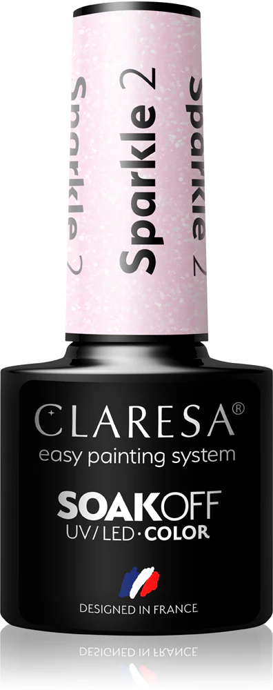 Claresa SoakOff UV/LED Color Sparkle Gel Nail Polish Farbton 2 5 g