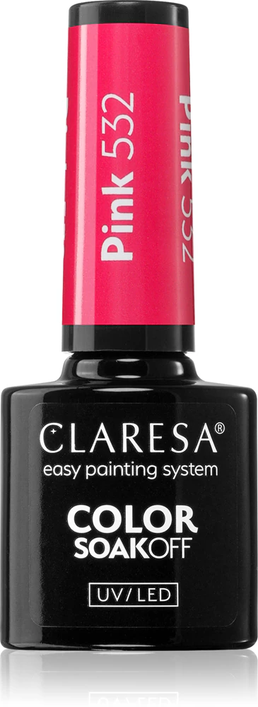 Claresa SoakOff UV/LED Color Sunny Garden Gel Nail Polish Farbton Pink 532 5 g