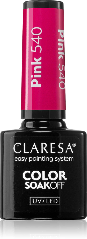 Claresa SoakOff UV/LED Color Sunny Garden Gel Nail Polish Farbton PINK 540 5 g