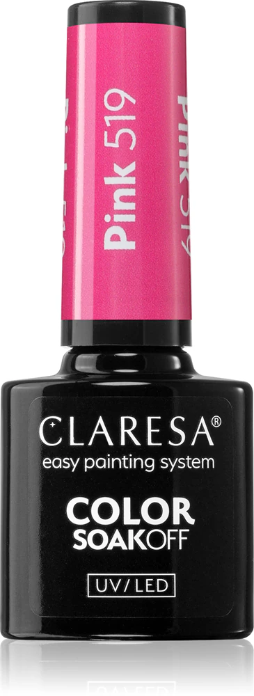 Claresa SoakOff UV/LED Color Sunny Garden Gel Nail Polish Farbton Pink 519 5 g