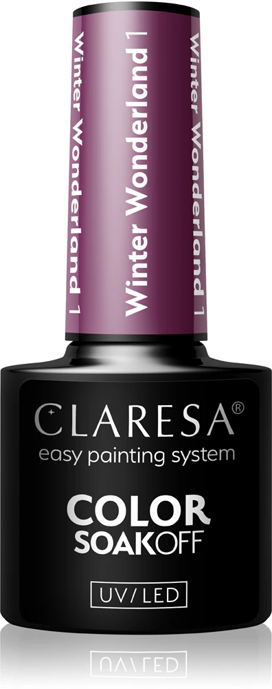 Claresa SoakOff UV/LED Color Winter Wonderland Gel Nail Polish