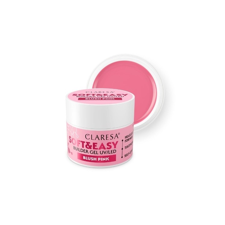 Claresa Soft & Easy Blush Pink Nail Builder Gel 45 g