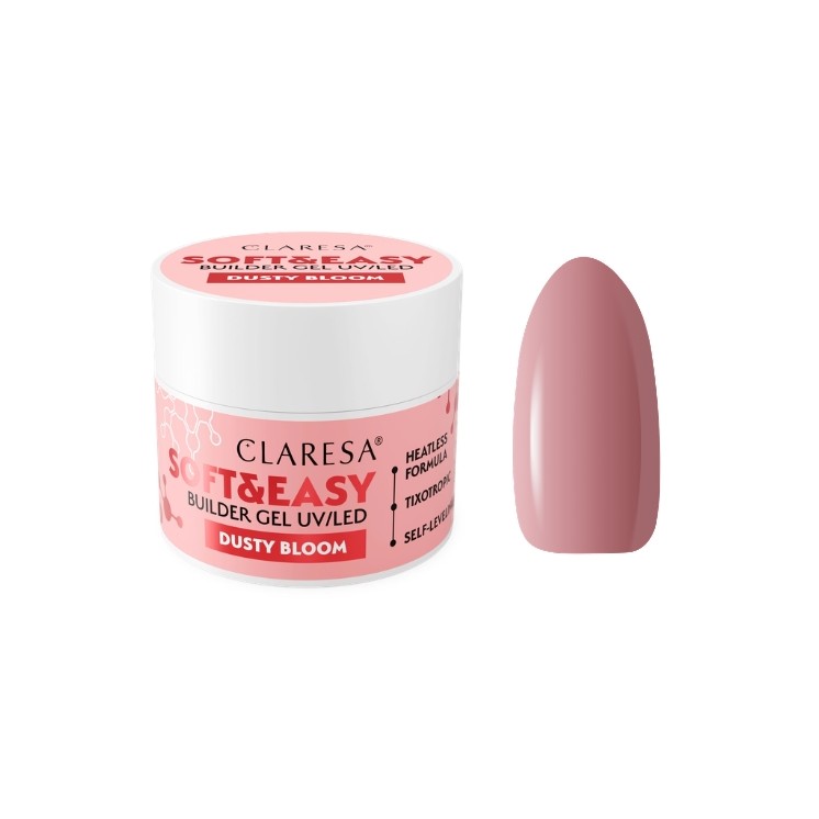 Claresa Soft & Easy Dusty Bloom Nail Builder Gel 45 g