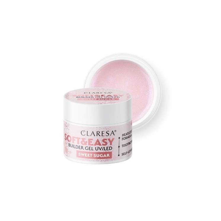 Claresa Soft & Easy Sweet Sugar Nail Builder Gel 45 g