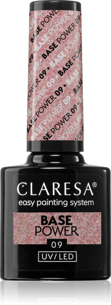 Claresa UV/LED Base Power base coat for gel nails Farbton 09 5 g