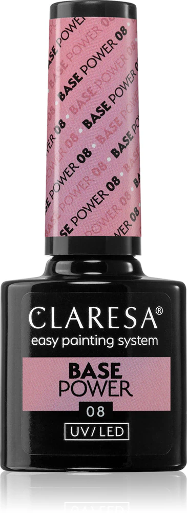 Claresa UV/LED Base Power base coat for gel nails Farbton 08 5 g
