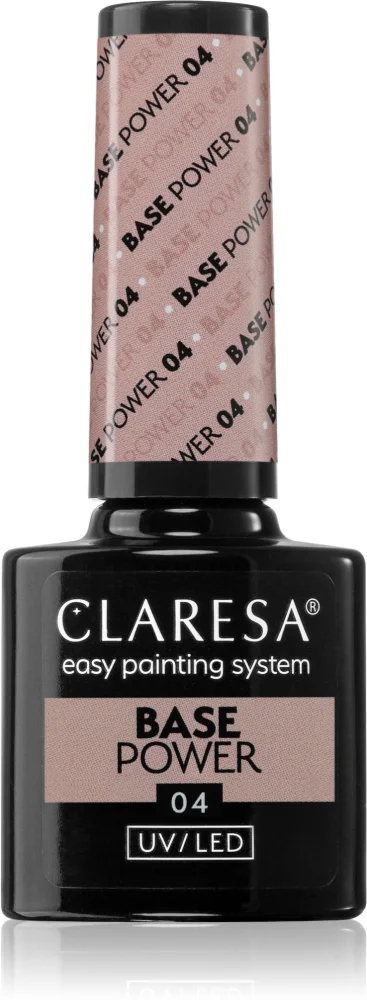 Claresa UV/LED Base Power base coat for gel nails Farbton 04 5 g