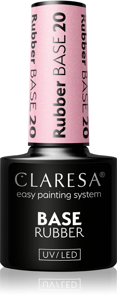 Claresa UV/LED Base Rubber base coat for gel nails Farbton 20 5 g