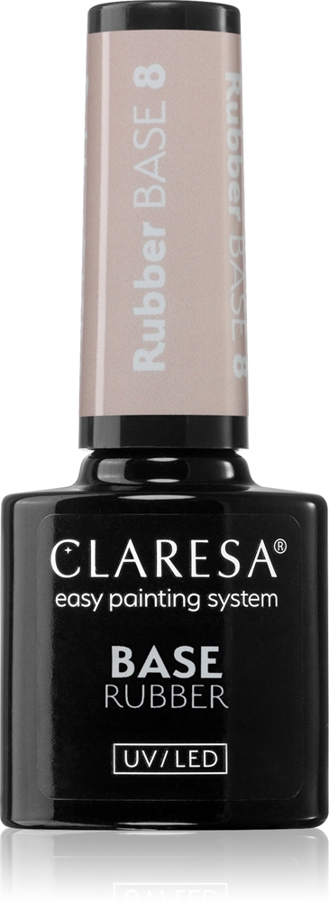 Claresa UV/LED Base Rubber base coat for gel nails Farbton 8 5 g