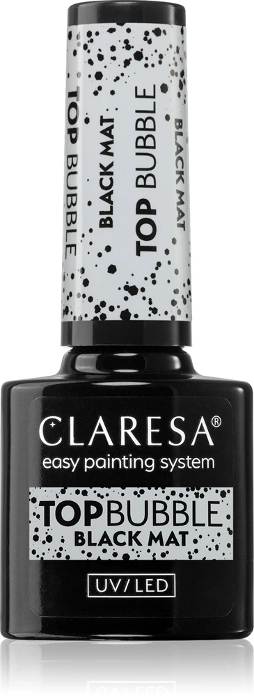 Claresa UV/LED Top Bubble Gel Top Coat for Matt Fingernails