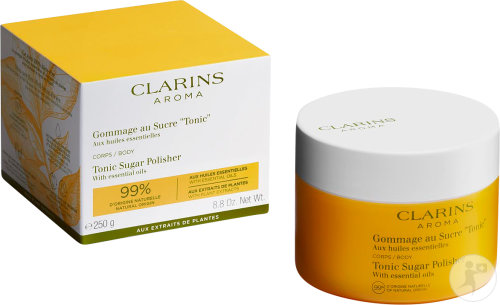 Clarins Aroma Sugar Scrub Body Tonic Jar 250ml