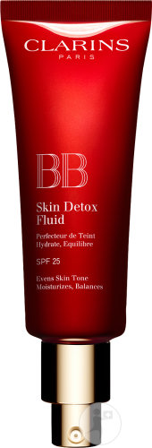 Clarins BB Skin Detox Fluid SPF25 Tint Perfector Shade 02 Medium Pump Tube 45ml