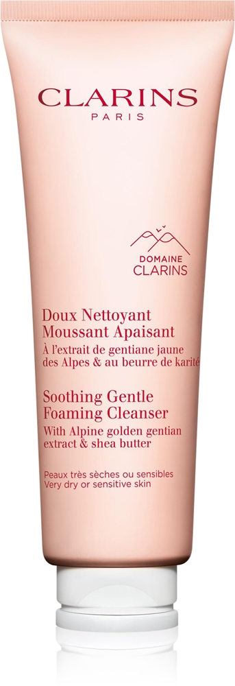 Clarins Cleansing Soothing Gentle Foaming Cleanser Make-up remover foam with a calming effect