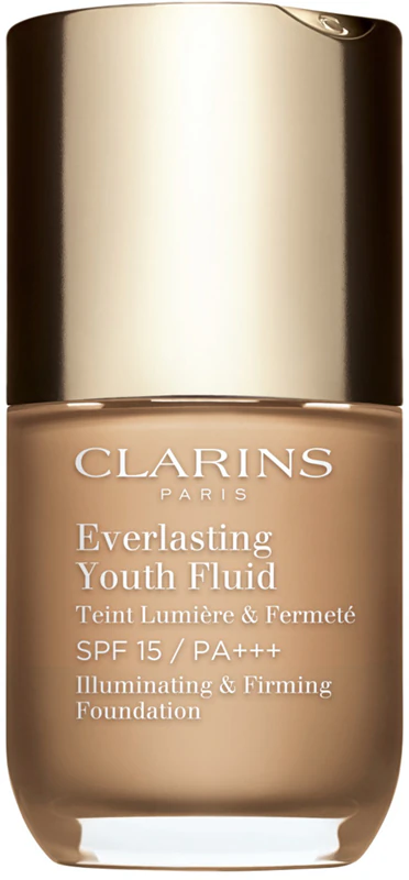 Clarins Everlasting Youth Fluid Foundation Refreshing Makeup SPF 15 Farbton 111 Toffe 30 ml