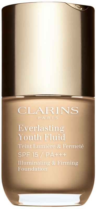 Clarins Everlasting Youth Fluid Foundation Refreshing Makeup SPF 15 Farbton 101 Linen 30 ml