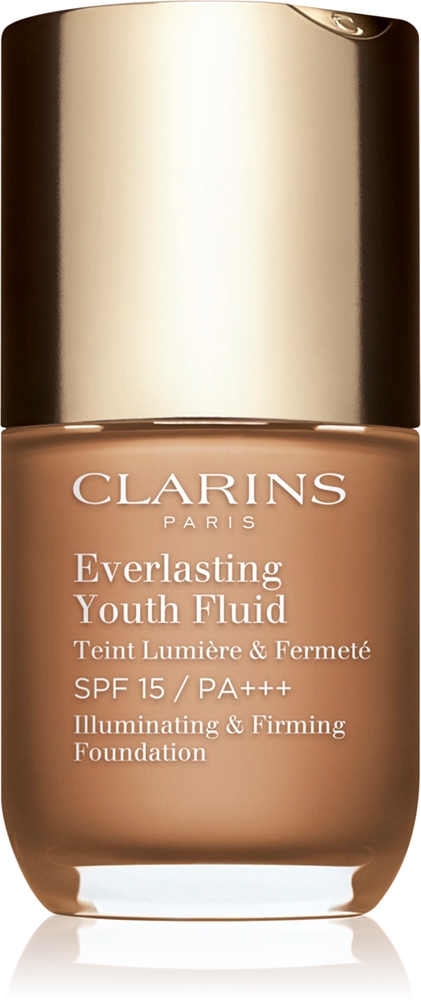 Clarins Everlasting Youth Fluid Foundation Refreshing Makeup SPF 15 Farbton 113 Chestnut 30 ml