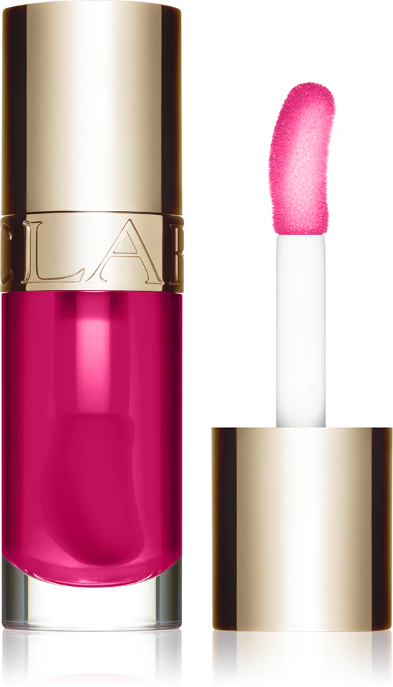Clarins Lip Comfort Oil Lip oil with moisturizing effect Farbton 02 raspberry 7 ml