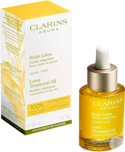 Clarins Lotus Oil Mixed or Oily Skin Dropper Bottle 30ml