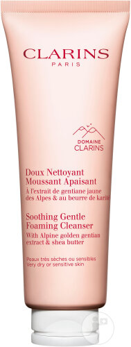 Clarins Gentle Foaming Soothing Cleanser Very Dry And Sensitive Skin Tube 125ml