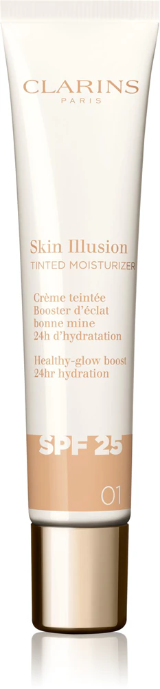 Clarins Skin Illusion Tinted Moisturizer SPF 25 Farbton 01 40 ml