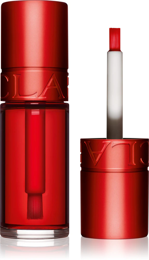 Clarins Water Lip Stain matte lip gloss with moisturizing effect Farbton 03 red water 7 ml