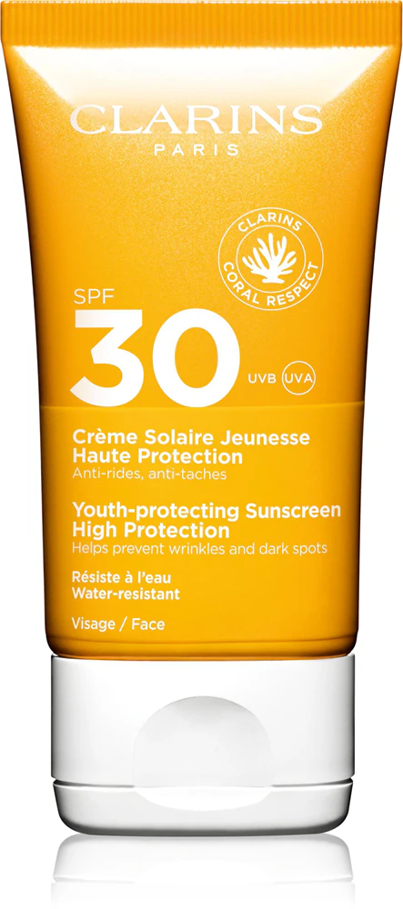 Clarins Youth-Protecting Sunscreen High Protection facial sunscreen SPF 30