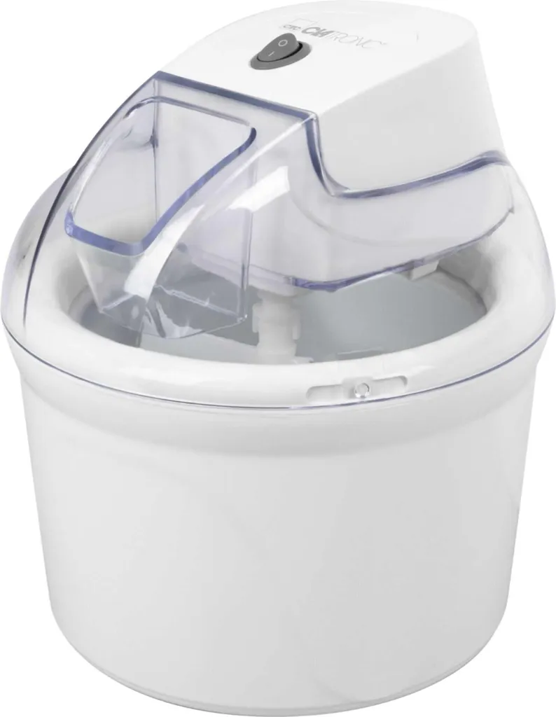 Clatronic Ice Cream Maker | 1500 ml | Sorbet, Ice Cream, Frozen Yogurt | Preparation time: 20-40 min | Refill opening | Cold storage | ICM 3764