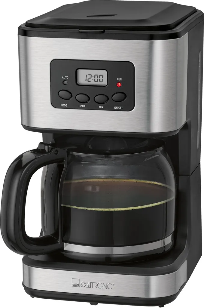 Clatronic coffee filter machine for 12-14 cups | 1.5 L | Programmable 24-hour LCD digital timer | Stainless steel front | KA 3642