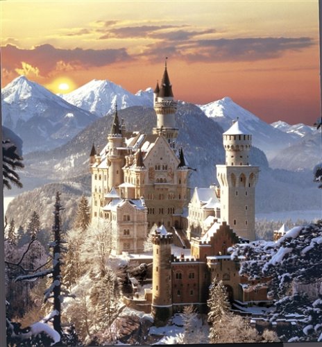 Clementoni 1500 Piece Jigsaw Puzzle, Neuschwanstein
