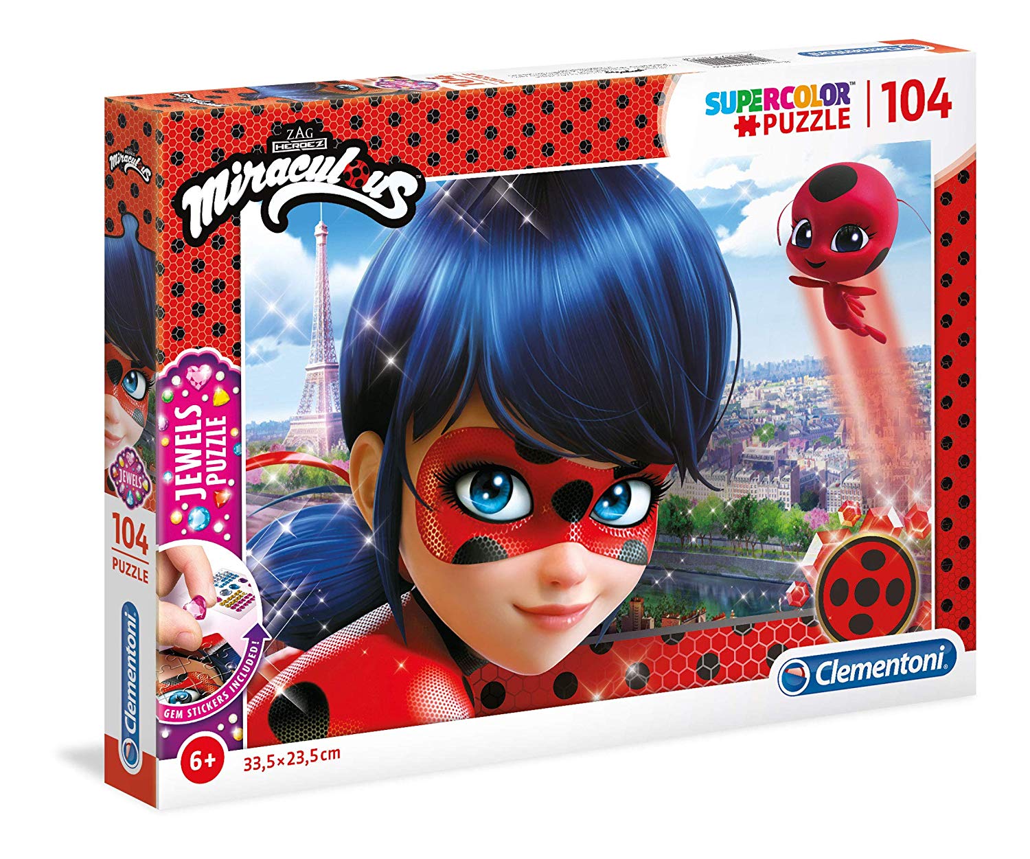 Clementoni Jewels Puzzle Miraculous Pieces Multi Colour