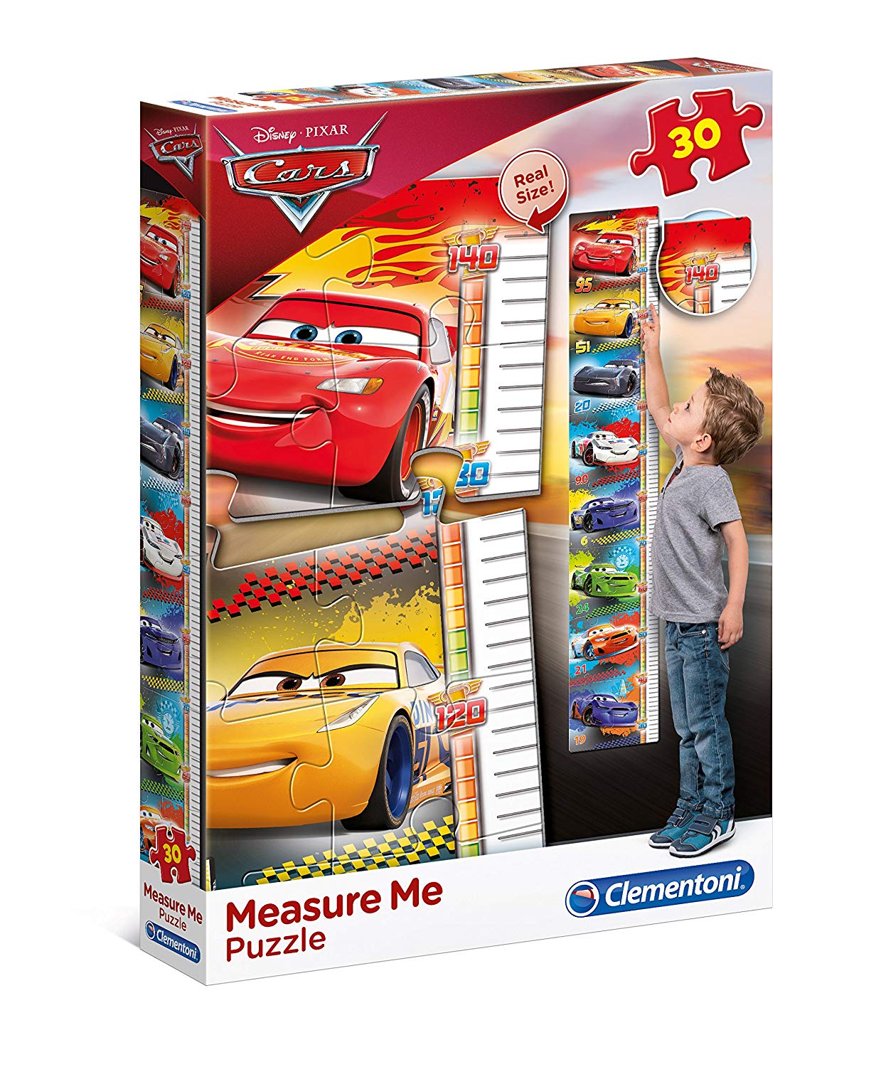 Clementoni  Cars Measure Me Puzzle Pieces