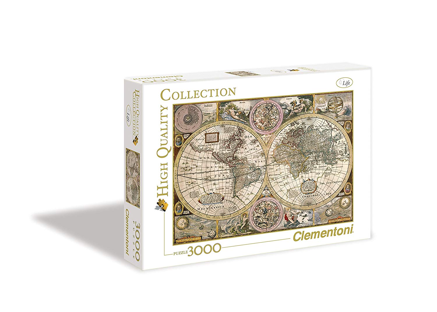 Clementoni Jigsaw Puzzle Piece Antique Map