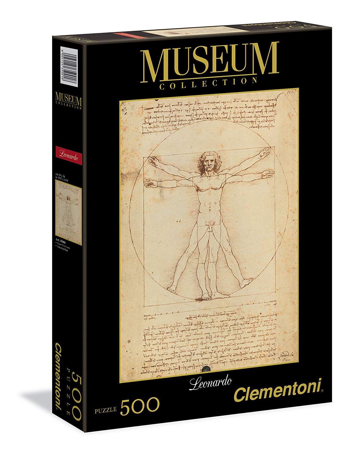 Clementoni Jigsaw Puzzle Museum T Leonardo Vitruvian Man Classic