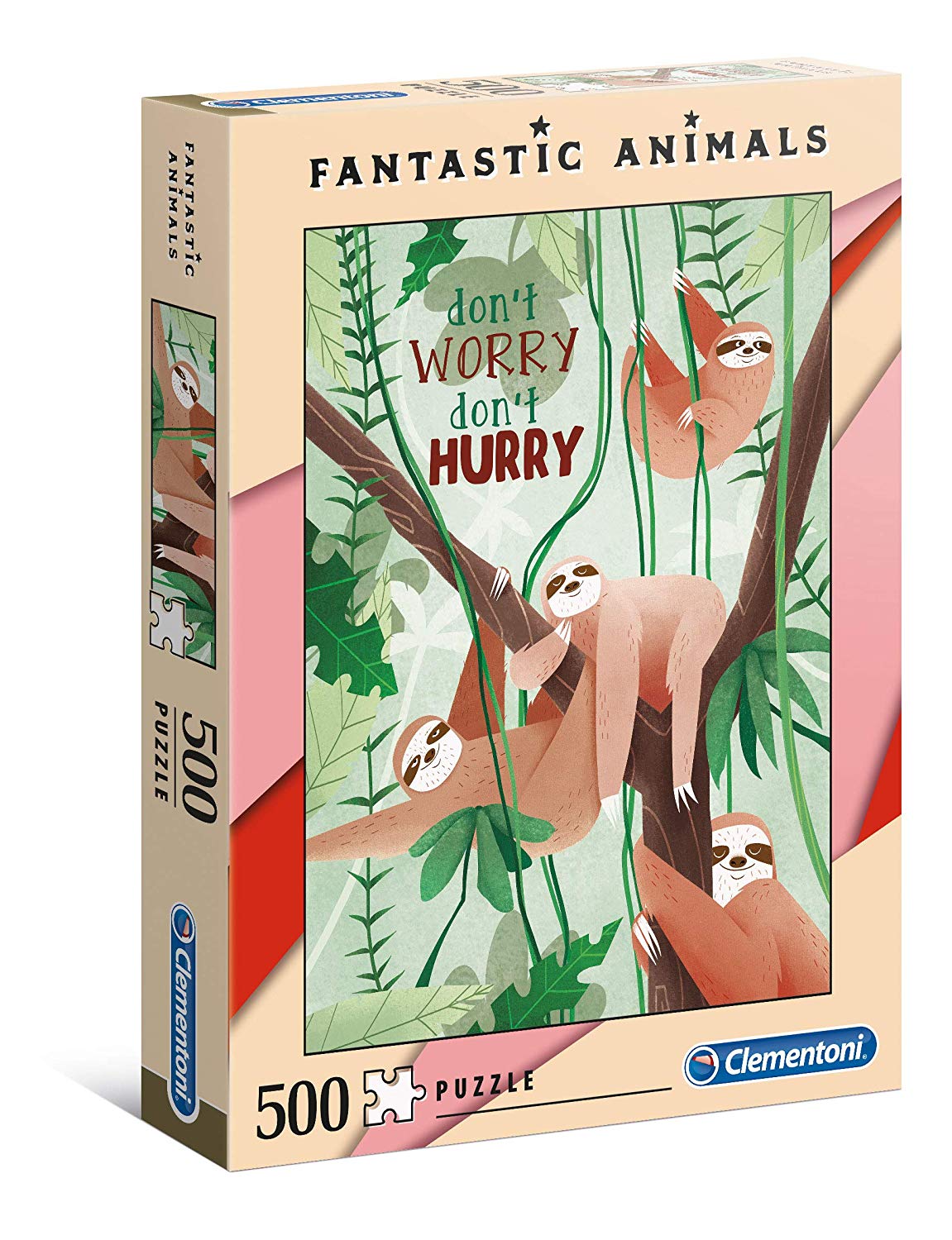 Clementoni Fantastic Animals Sloth Piece Set Multi Colour