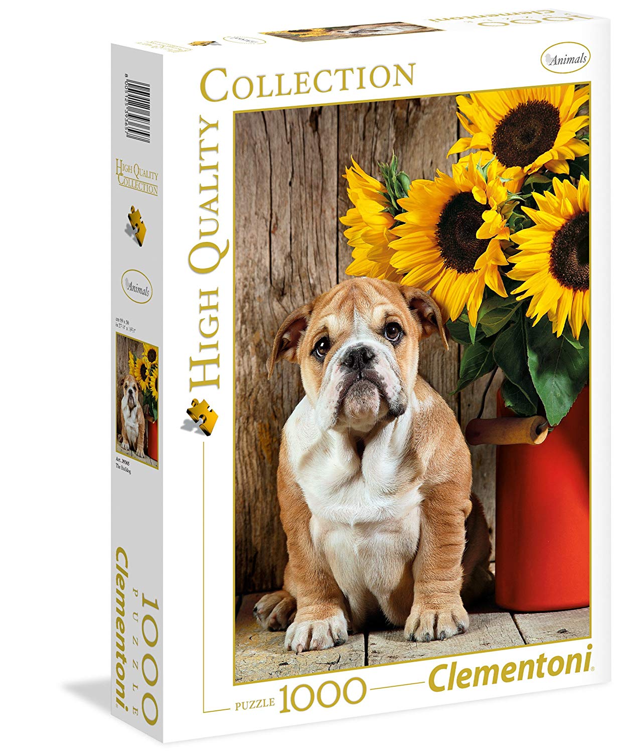 Clementoni Jigsaw Puzzle High Quality Collection The Bulldog Pieces