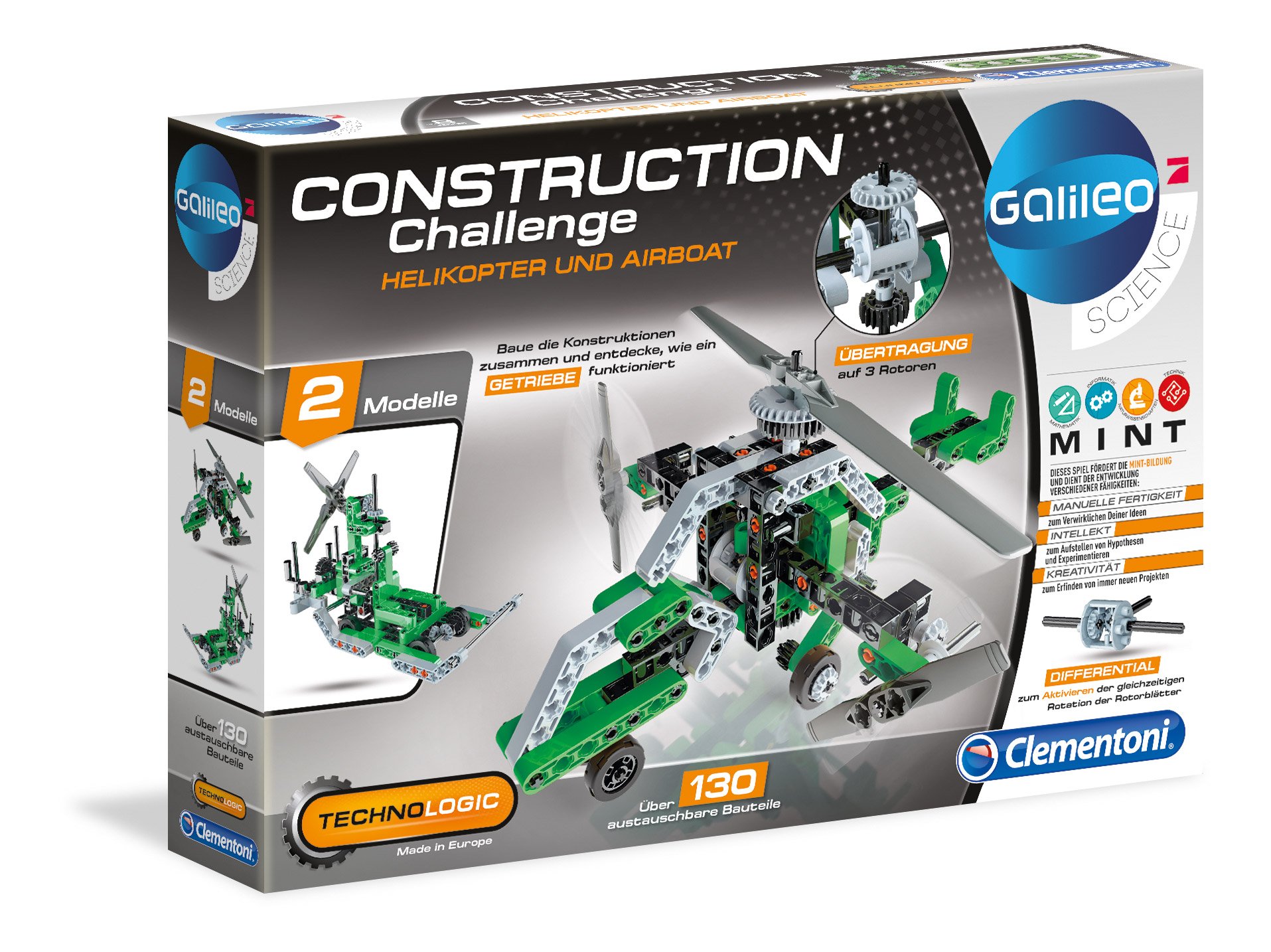 Clementoni Galileo Technologic Helicopter Airboat