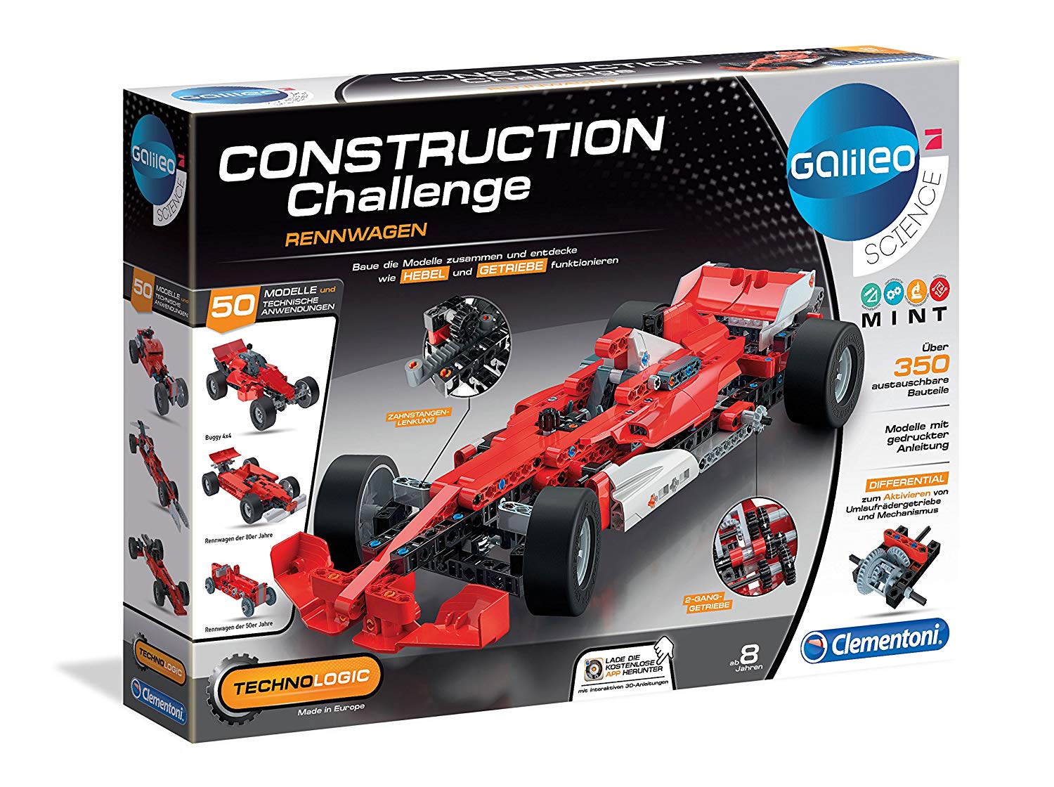 Clementoni Grand Prix Construction Challenge More Colours