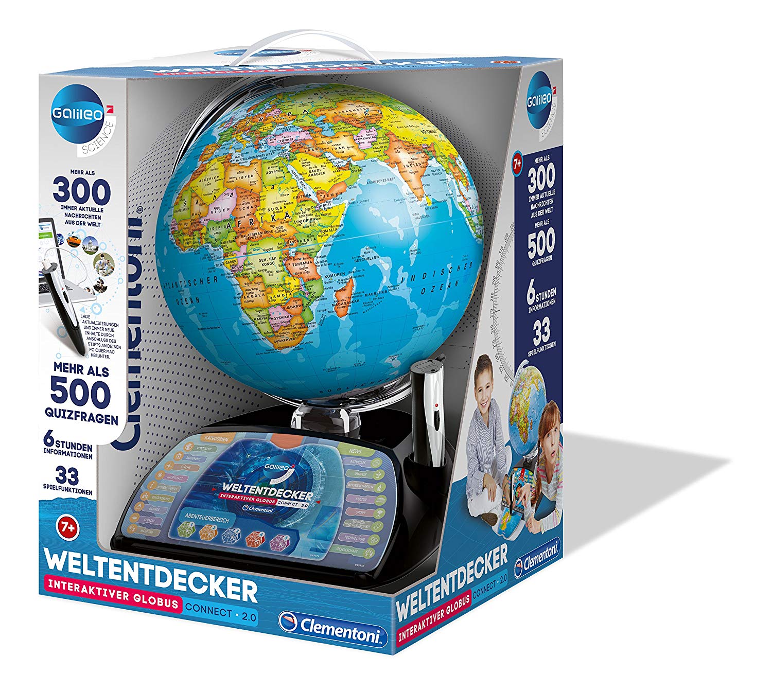 Clementoni Connect Interactive Globe Multi Colour