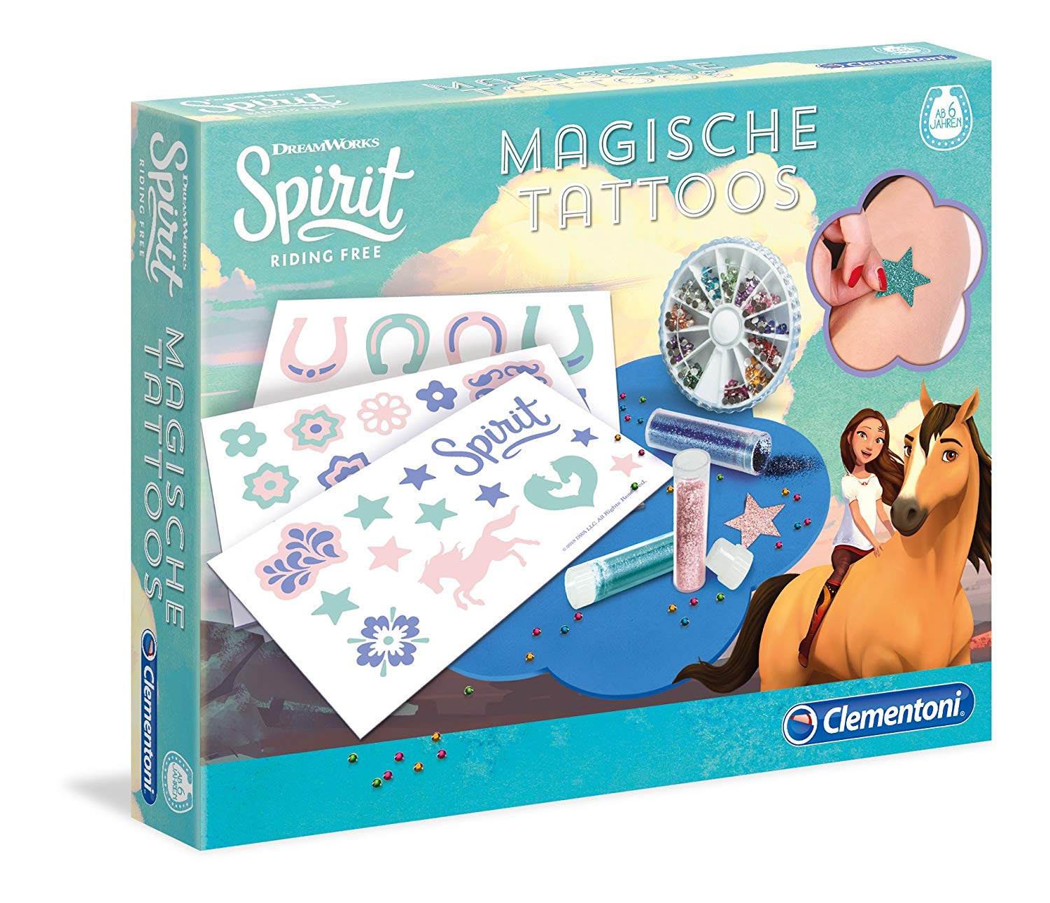Clementoni Spirit Magic Stickers Multi Colour