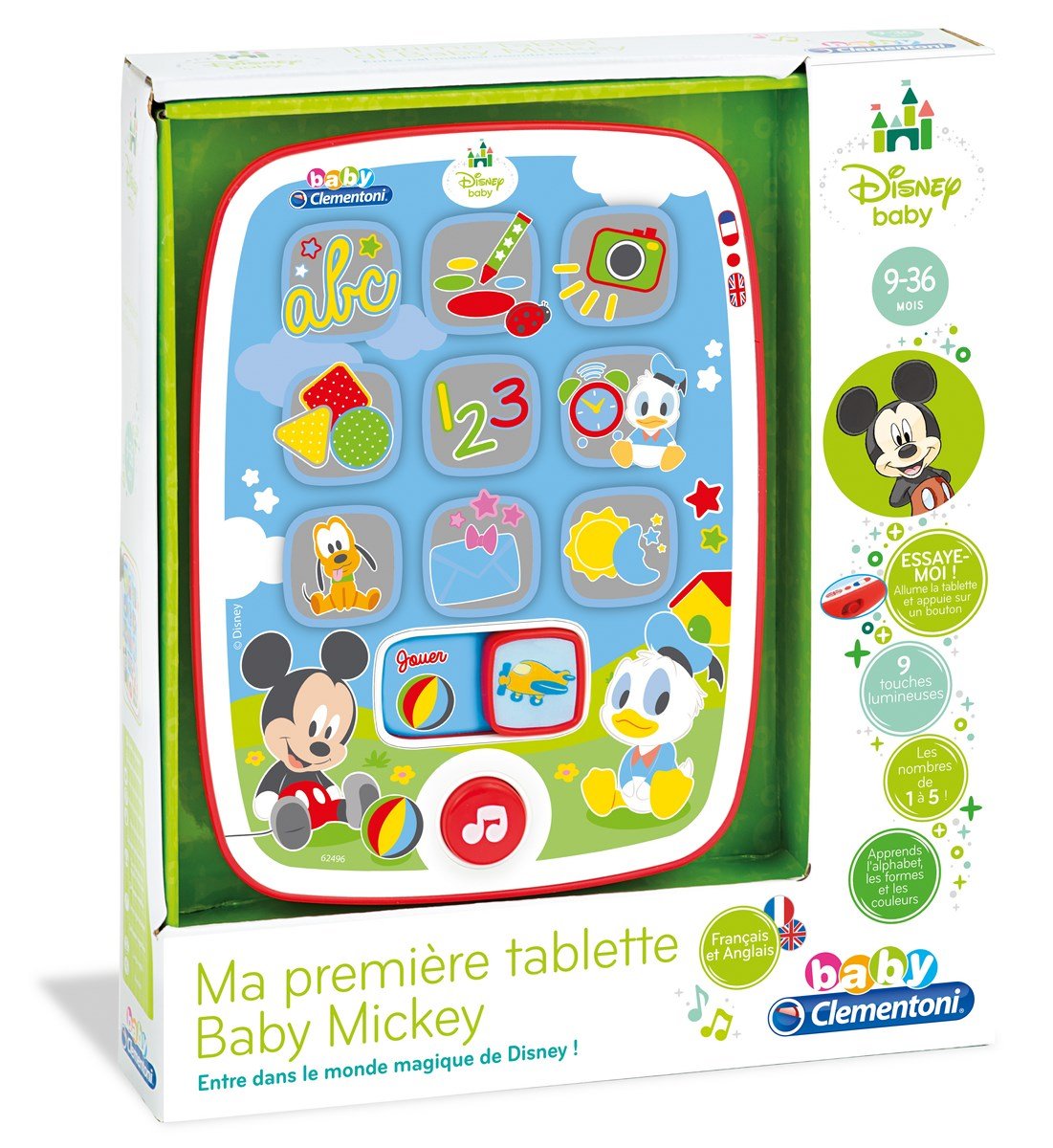 Clementoni French Version Infant Kids Baby Mickey
