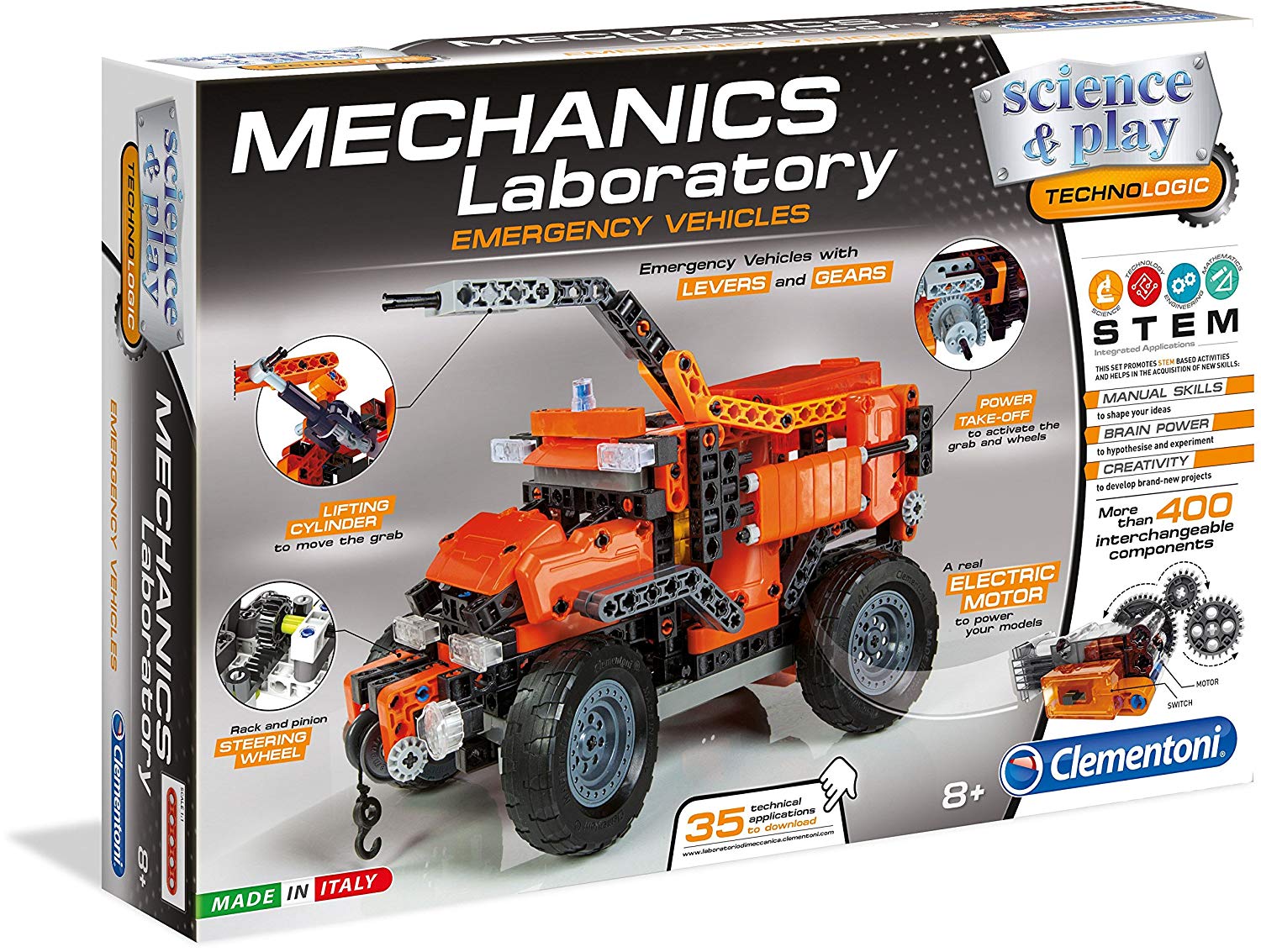 Clementoni 66827 Mechanical Vehicles And Rescue Services