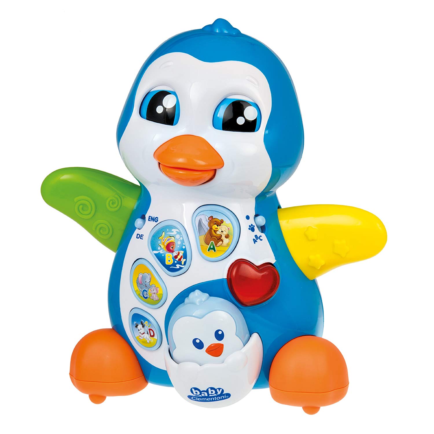 Clementoni Penguin Mummy With Puck Talking Electronic Educational Toy