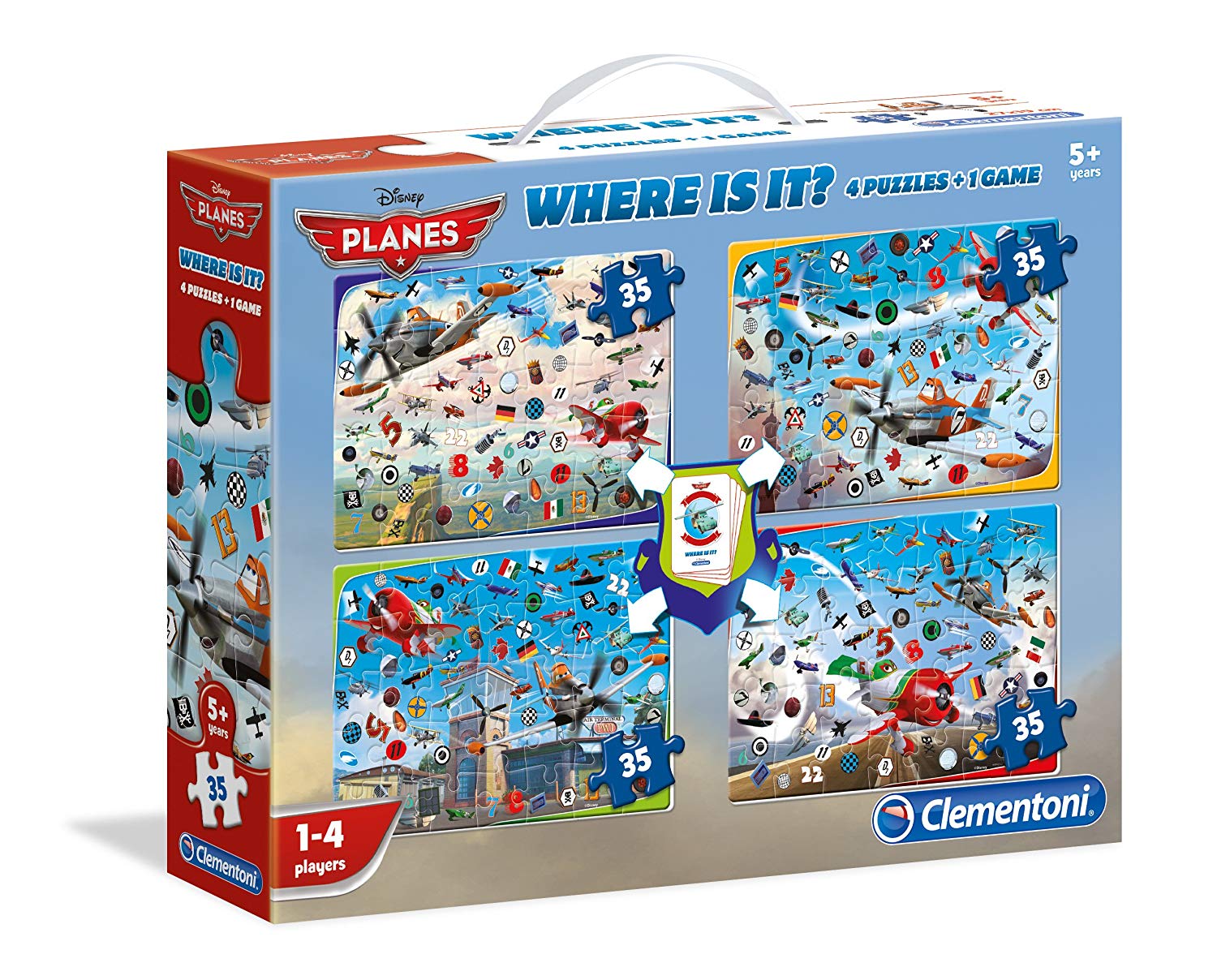 Clementoni Planes With Activities To Where Is It Board Game