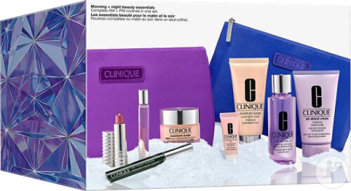 Clinique beauty essentials for morning and evening 8 products