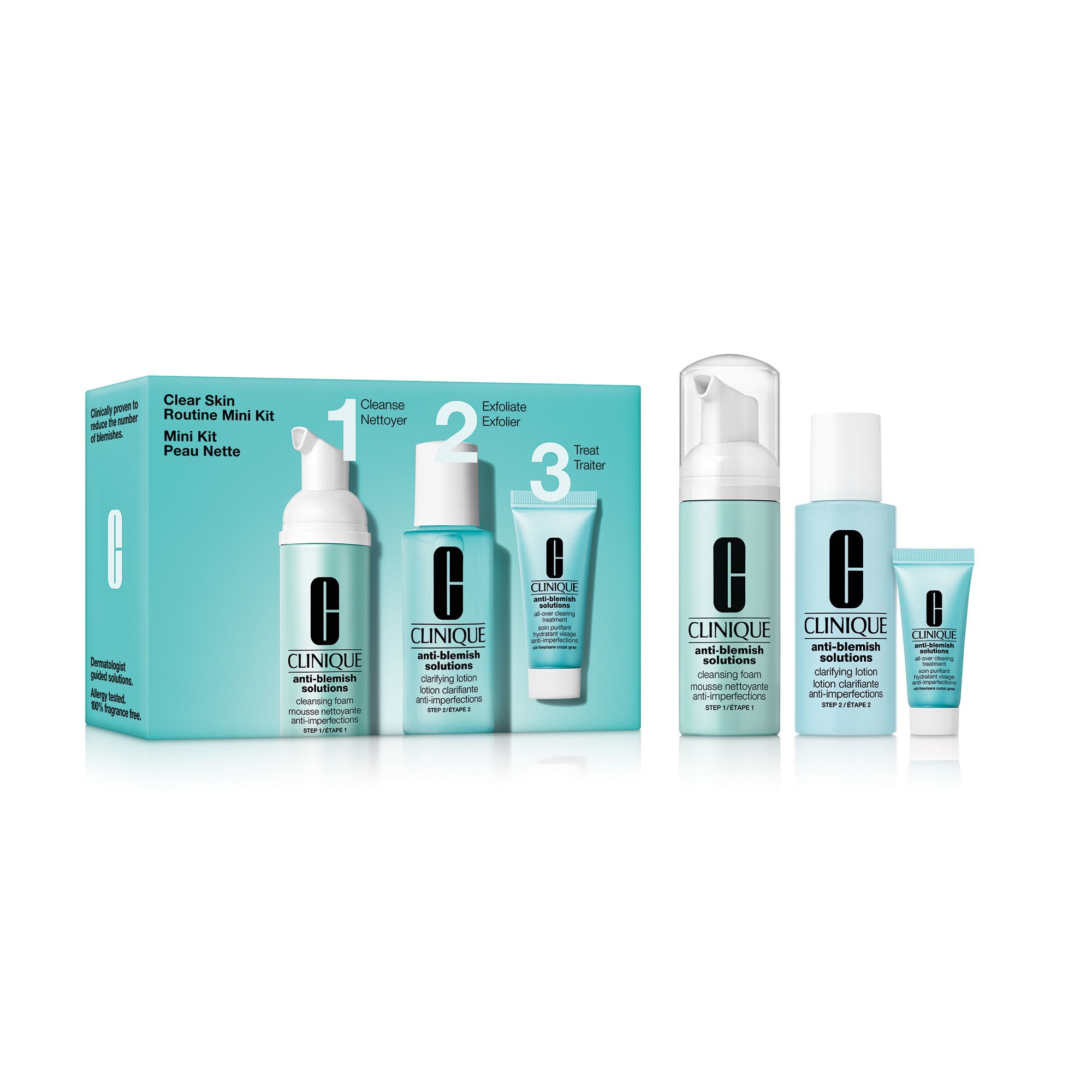 CLINIQUE Clear Skin Routine Mini Kit, 1 St